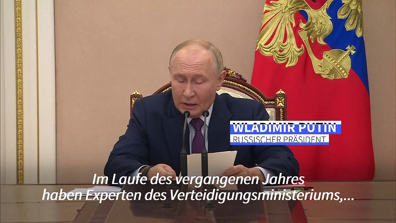 Putin kündigt 'Klarstellungen' bei russischer Atomwaffendoktrin an