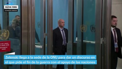 Zelenski pide el fin de la guerra con el apoyo de las naciones