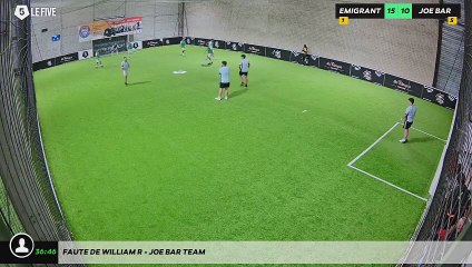 Faute de William R - JOE BAR TEAM