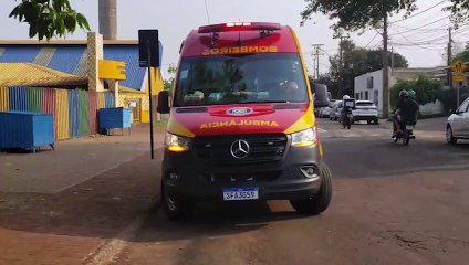 Criança é socorrida pelo Siate na Escola Ana Neri, no 14 de Novembro