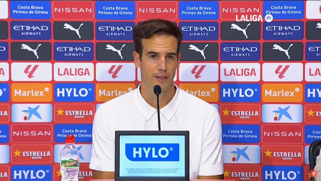 Rueda de prensa de Íñigo Pérez, Girona FC vs. Rayo Vallecano