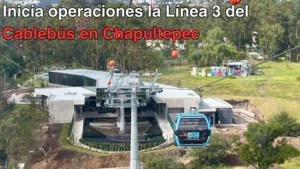 Entusiasmo y problemas en servicio en inauguración de la Línea 3 del Cablebús
