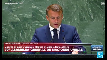 Emmanuel Macron: "Francia continuará haciendo todo lo que pueda para que Ucrania siga en su defensa"