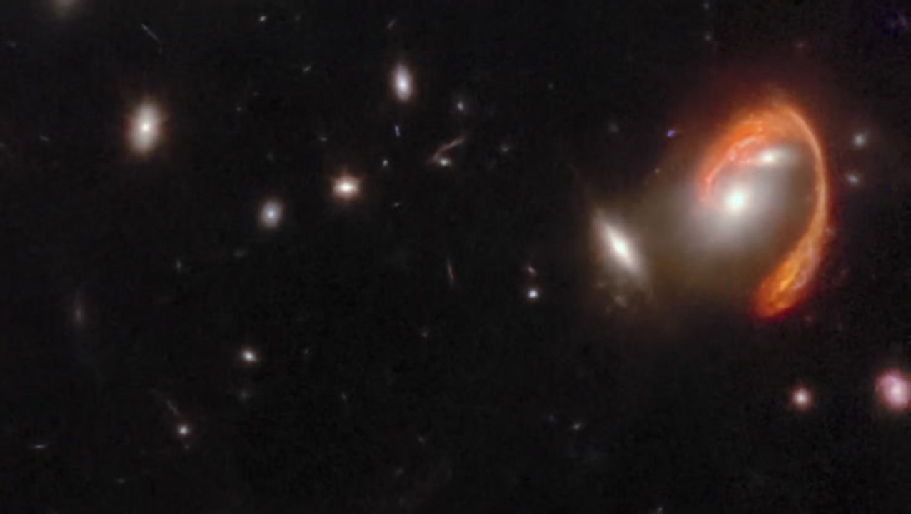 James b Space Telescope's 'Warped' El Gordo Galaxy Cluster View
