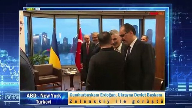 Cumhurbaşkanı Erdoğan, Ukrayna Devlet Başkanı Zelenskiy ile görüştü