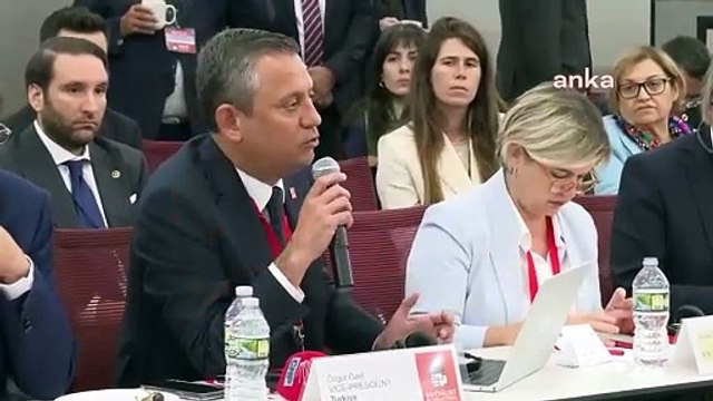 Rum temsilci Kıbrıs Barış Harekatına 'işgal' dedi Özgür Özel toplantıyı terk etti!