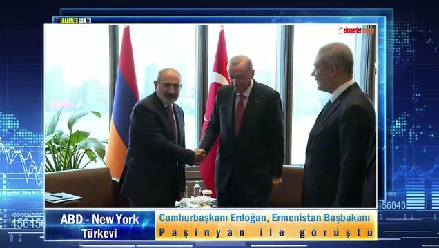 Cumhurbaşkanı Erdoğan, Ermenistan Başbakanı Paşinyan ile görüştü