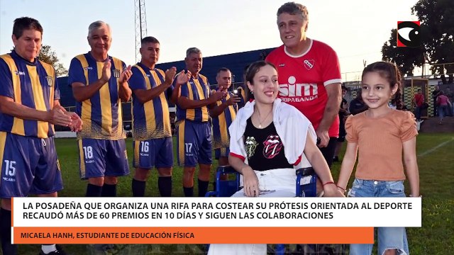 La posadeña que organiza una rifa para costear su prótesis orientada al deporte recaudó más de 60 premios en 10 días y siguen las colaboraciones