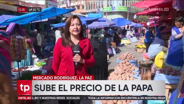 La Paz: Sube el precio de la papa y el locoto en el mercado Rodríguez, mientras que otras verduras bajan, según las vendedoras 