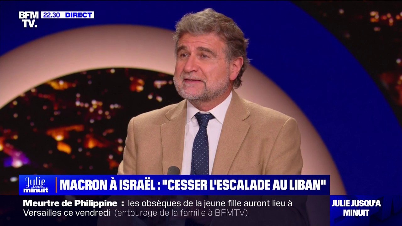 Emmanuel Macron à l'ONU: "C'est important de rappeler la position française: la nécessité absolue d'un cessez-le-feu, non seulement au Liban, mais aussi à Gaza où la guerre continue", note Ulysse Gosset
