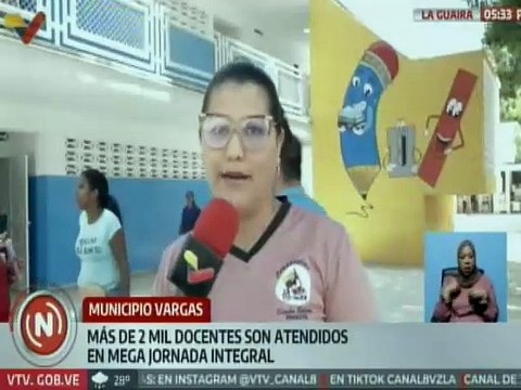 Jornada de atención integral favorece a maestros de cuatro parroquias del estado La Guaira