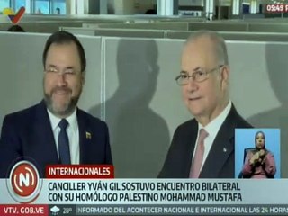 Venezuela y Palestina fortalecen las relaciones de cooperación estratégica