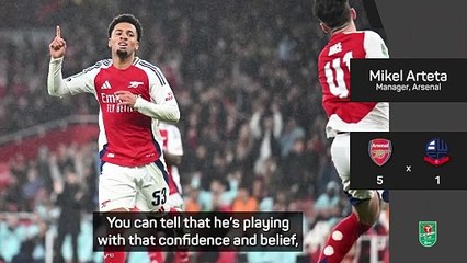 Ethan Nwaneri 'ahead of what anybody could expect' - Arteta