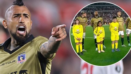 Niña se mufa de Arturo Vidal