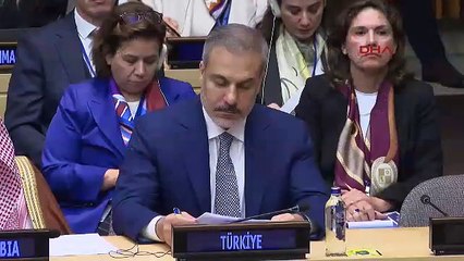 Bakan Fidan, \'Adil Bir Dünya ve Sürdürülebilir Bir Gezegen İnşa Etmek\' temalı toplantıya katıldı