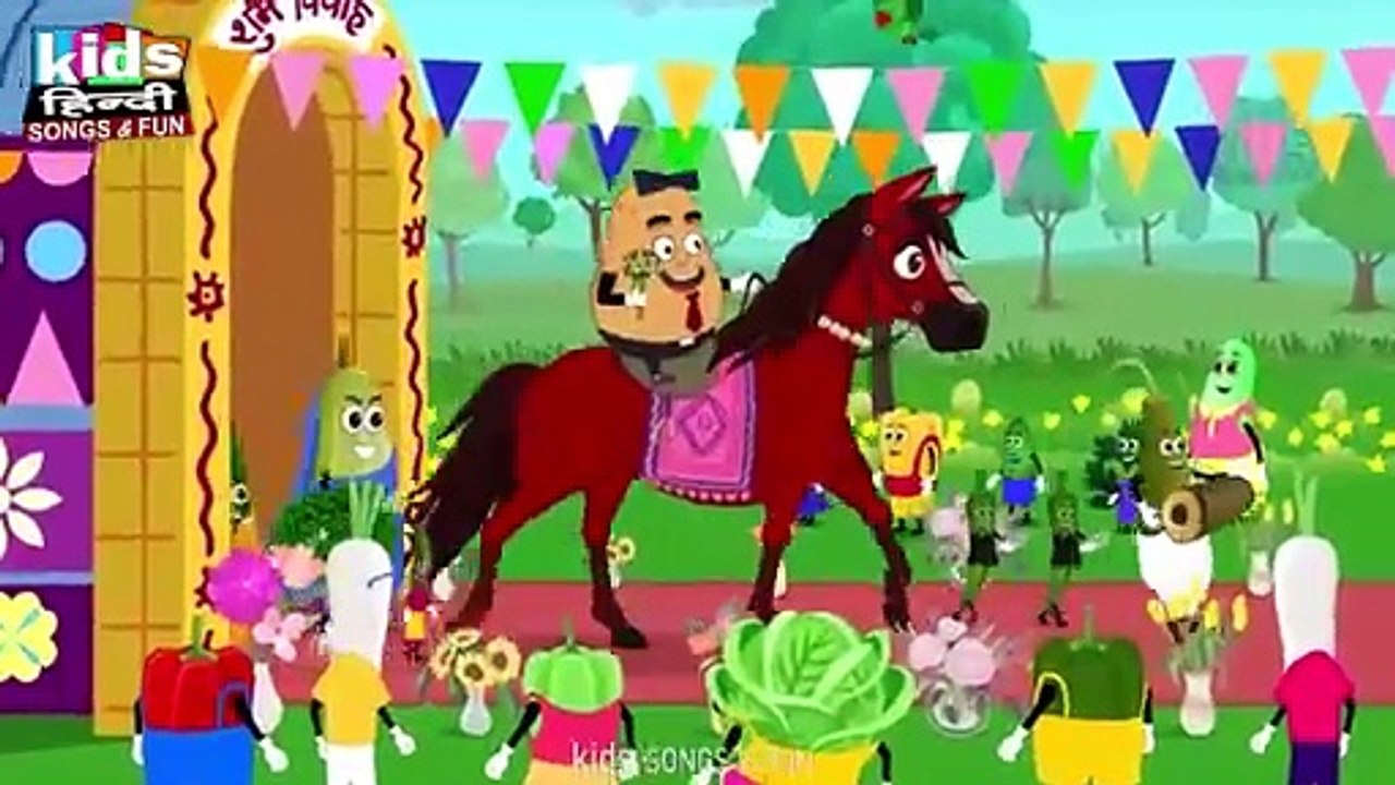 Aalu Ki Barat  Kids Hindi  Hindi Cartoon Video आलू की बारात