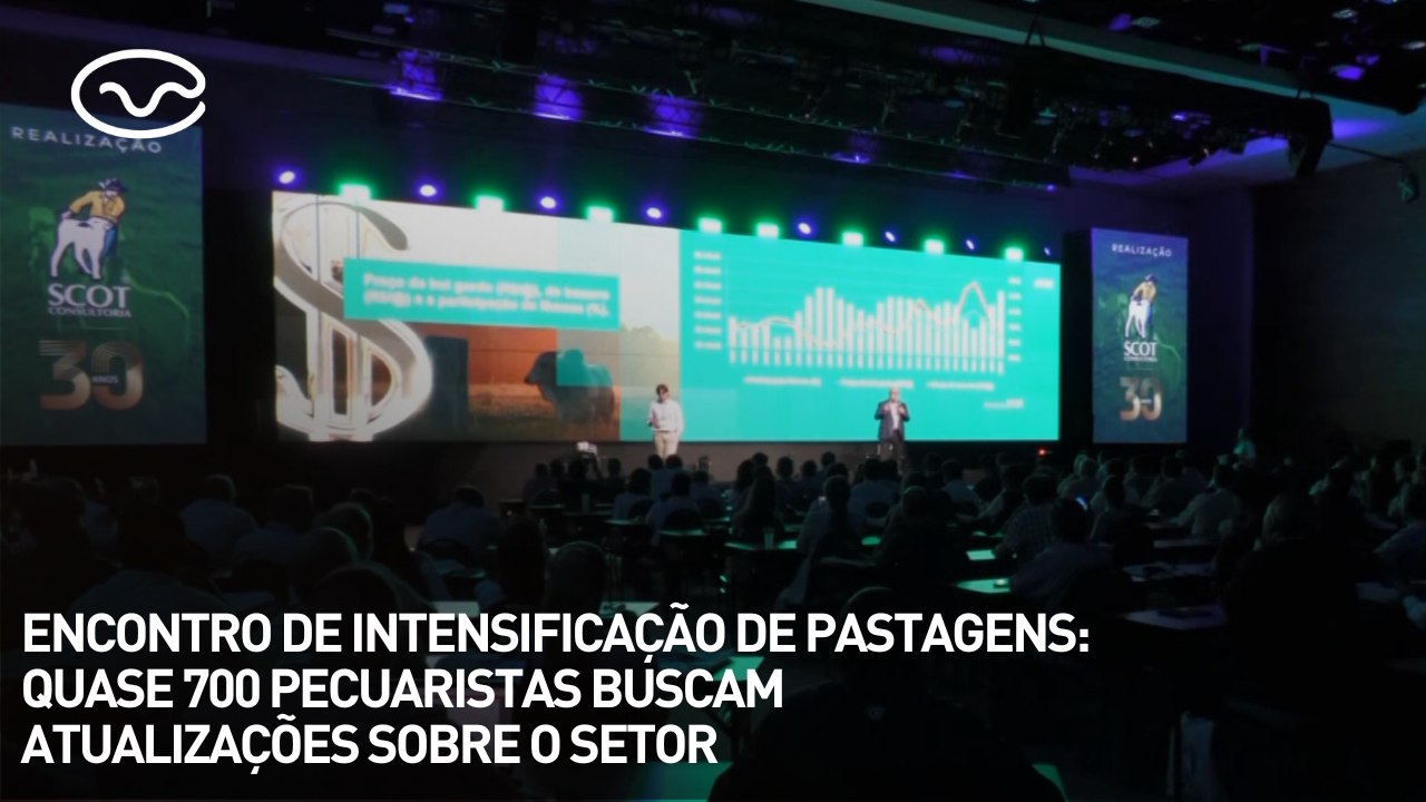 Encontro de intensificação de pastagens: quase 700 pecuaristas buscam atualizações sobre o setor