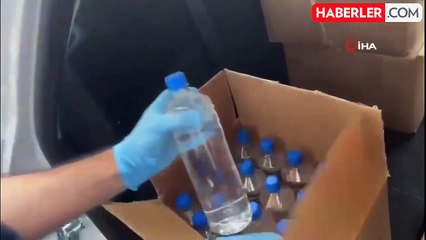 Samsun'da Şüpheli Araçta 320 Litre Etil Alkol Ele Geçirildi
