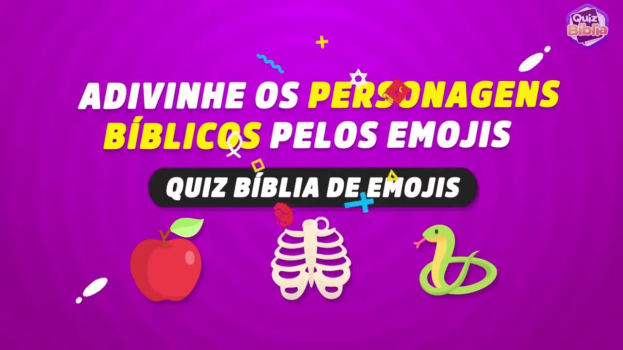 Quiz Bíblia _ Adivinhe os Personagens Bíblicos Pelos Emojis _ Quiz Bíblico