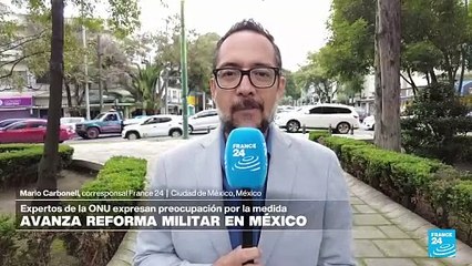 Informe desde Ciudad de México: la ONU expresa preocupación por avance de reforma militar