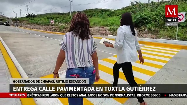 Gobernador Rutilio Escandón inaugura pavimentación con concreto hidráulico en Tuxtla Gutiérrez