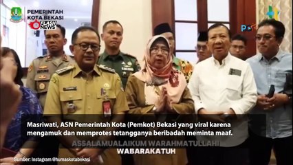 ASN PEMKOT Bekasi yang Viral Larang Tetangganya Beribadah Akhirnya Minta Maaf