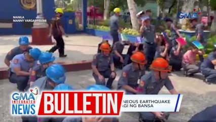 3rd quarter nationwide simulataneous earthquake drill, isinasagawa sa ilang bahagi ng bansa | GMA Integrated News Bulletin