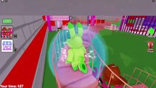 STRAWBERRY POLICE FAMILY PRISON RUN ESCAOE! SCARY OBBY FULL GAME #roblox #obby
