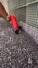 Pose de moquette au sol