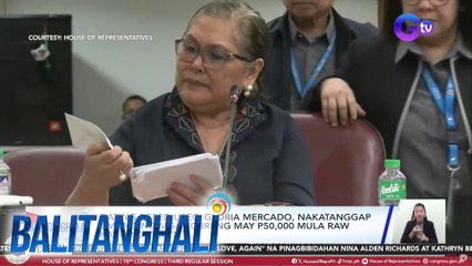 Dating DepEd Usec. Gloria Mercado, nakatanggap umano ng mga sobreng may P50,000 mula raw kay VP Duterte | Balitanghali