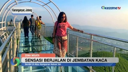 Sensasi Berjalan di Jembatan Kaca di Karanganyar, Jawa Tengah
