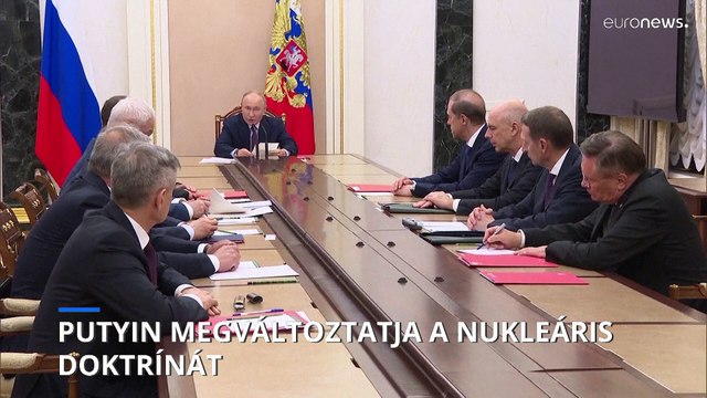 Putyin megváltoztatja a nukleáris doktrínát