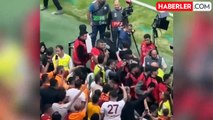 Taraftarlar yaka paça stadyumdan atıldı! Galatasaray-PAOK maçı öncesinde olay çıktı