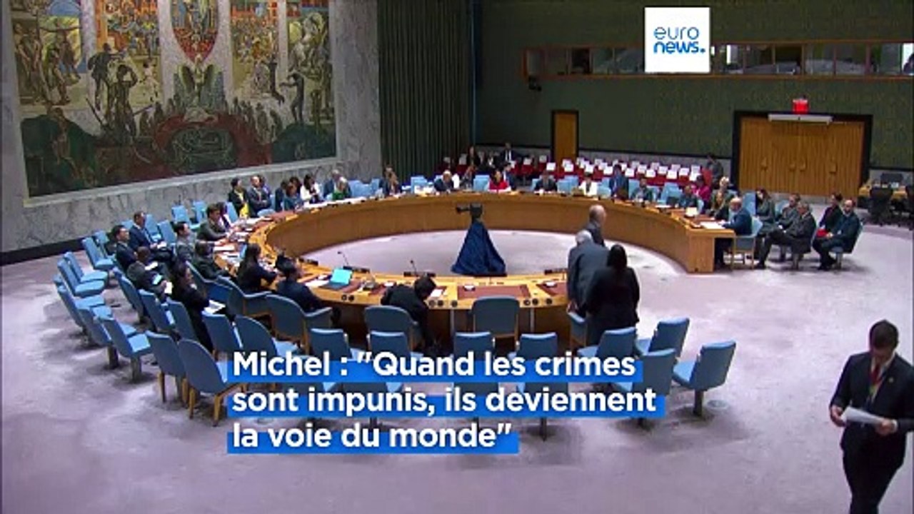 Charles Michel appelle à une réforme du Conseil de sécurité des Nations unies