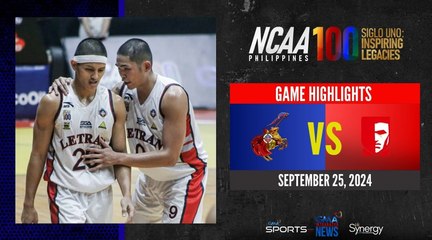 Letran vs EAC (Men's Basketball Round 1 Highlights) | NCAA Season 100