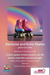 Rainbows and Roller Skates Poem for kids KIDS SCHOOL