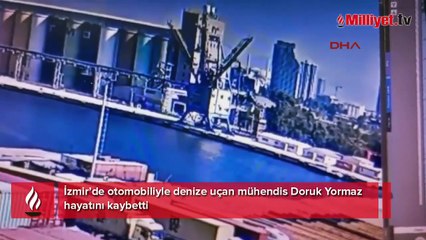 İzmir'de mühendisin feci ölümü! Aracı denize uçtu