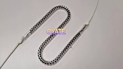 Custom made S shape carbon fiber heat lamps 1200w 1800w