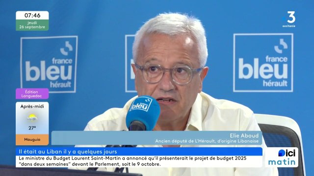 Elie Aboud, ancien député de l'Hérault