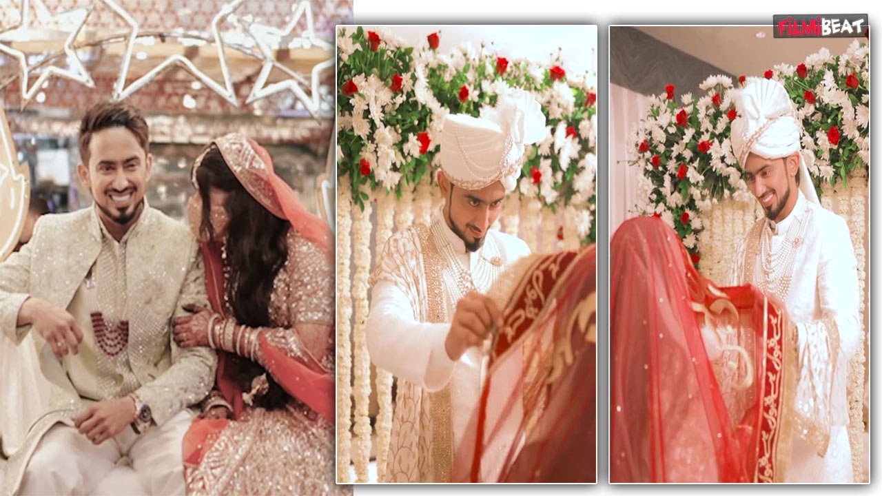 Adnaan Shaikh Wedding: अदनान शेख की Wife Ayesha का Face हुआ Reveal, दुल्हन का घूंघट उठाया और फिर...