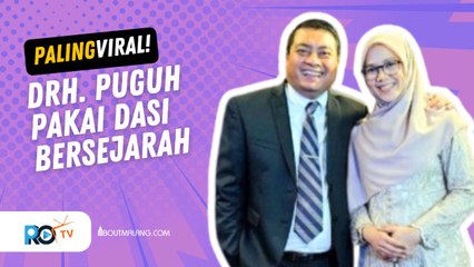 DRH. PUGUH DPRD JATIM TERIMA PENGHARGAAN DENGAN MEMAKAI DASI BERSEJARAH