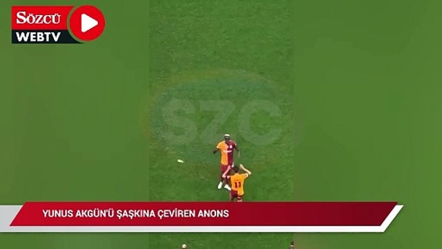 Yunus Akgün'ü şaşkına çeviren anons