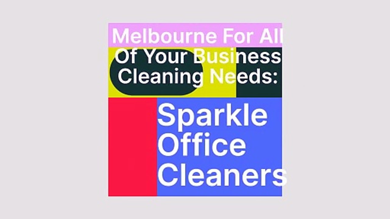 Exceptional Commercial Cleaning Services in Melbourne by Sparkle Office Cleaning