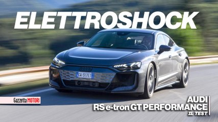 Audi RS e-tron GT Performance: accelerazione mostruosa