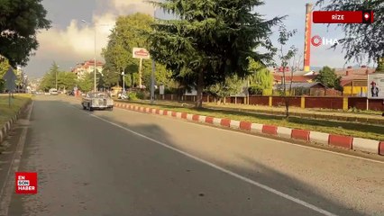 Rize’de kendisinden 40 yaş büyük arabasına gözü gibi bakıyor