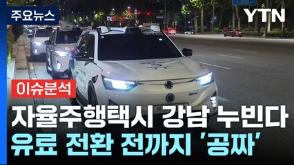 [이슈ON] '자율주행 택시' 강남 달린다...당분간은 '공짜' / YTN