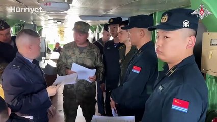 Rusya ve Çin donanması Ohotsk Denizi'nde "Kuzey/Etkileşim-2024" tatbikatı düzenledi