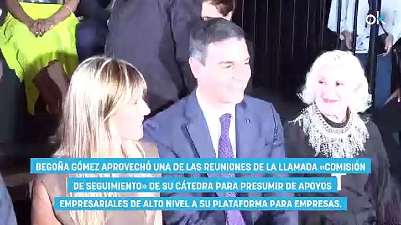 Begoña anunció a la Complutense que 6 empresa...