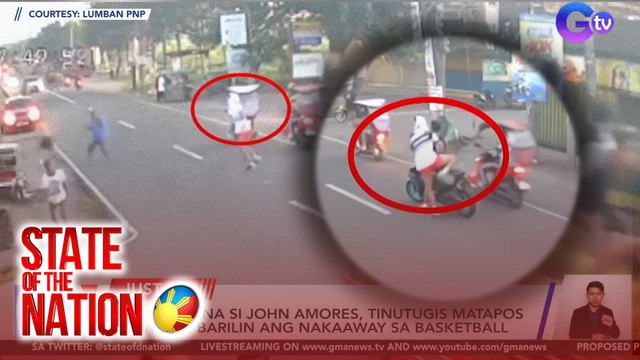 PBA player na si John Amores, tinutugis matapos umanong barilin ang nakaaway sa basketball | SONA