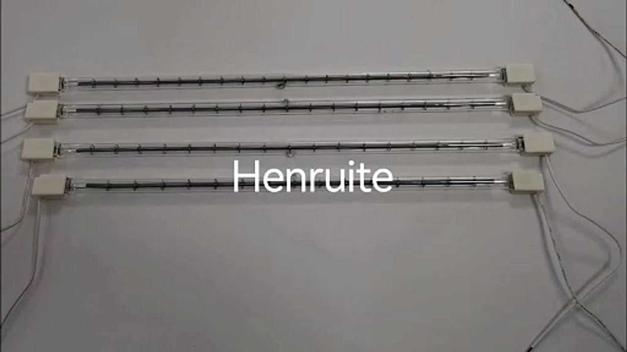 378mm 3000w halogen quartz heating lamp blowing machine lamp heating for PET blowing machine